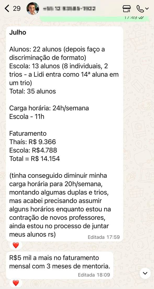 Depoimento de Thais Regina